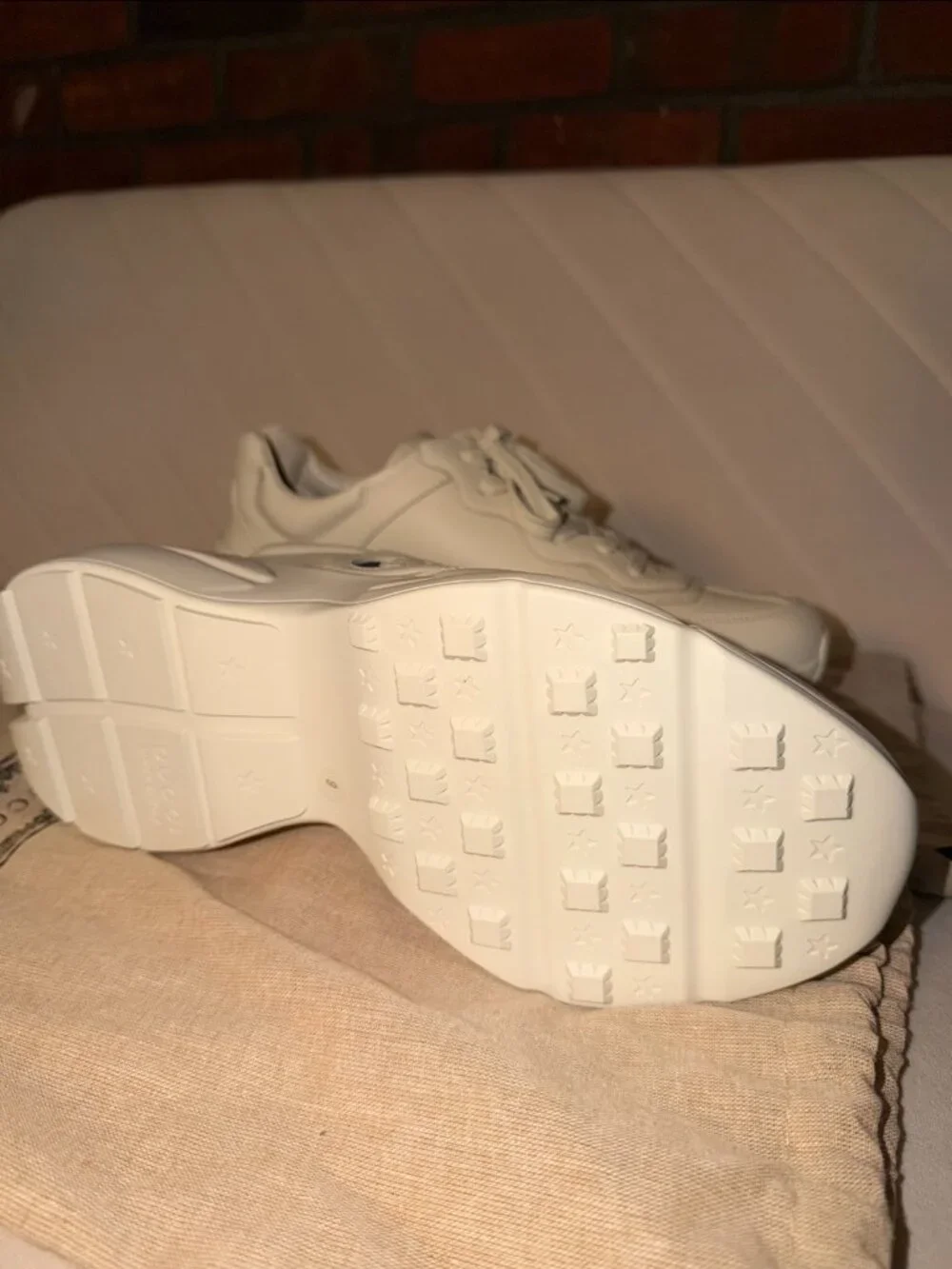 GUCCI RHYTON 'Interlocking G' | Ivory Blue | Men's Size  9